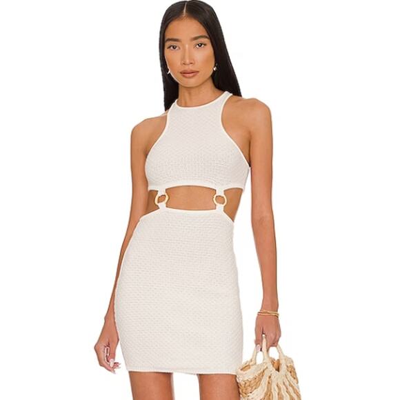 Lovers & Friends Francesca Dress in Ivory NWT Size Small - Picture 1 of 3